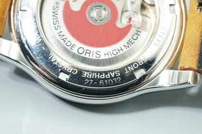 *MINT* Vintage 1980s ORIS Classic 7578 Automatic Black Round 36mm Mens Watch