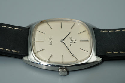 *N MINT* Vintage 1975 OMEGA De Ville Cal.625 Hand Wind Silver Square Mens Watch
