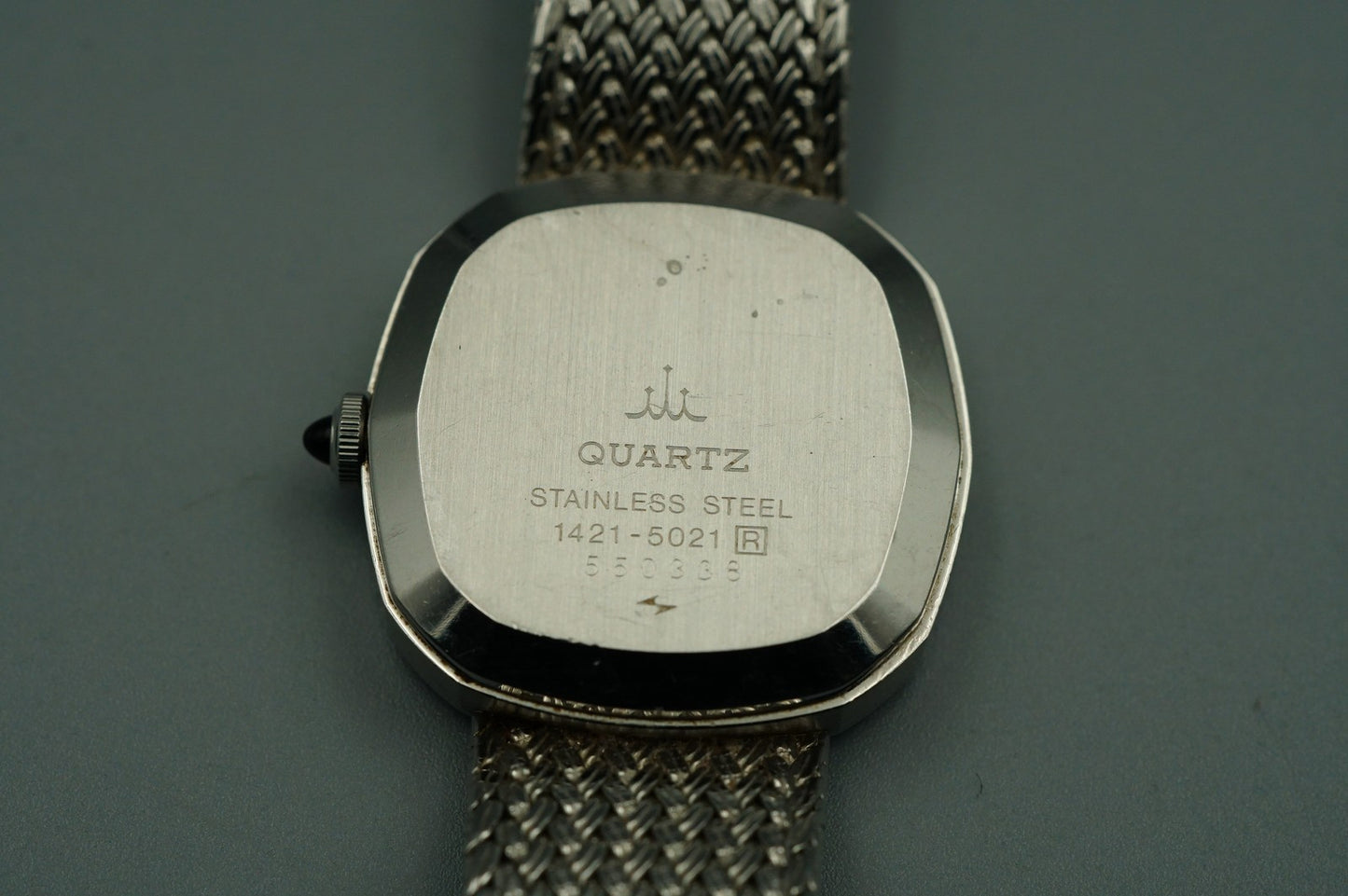 *NEAR MINT* Vintage 1985 SEIKO CREDOR 1421-5021 Qz Cream Square 22mm Women Watch