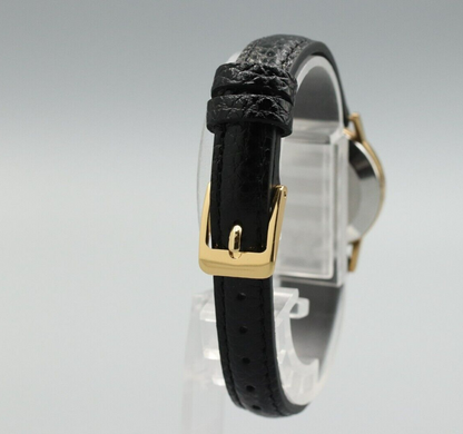 *Exc+5* Vintage OMEGA De Ville Cal.625 Hand Winding Gold Dial Round Women Watch