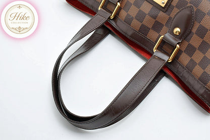 Louis Vuitton Hampstead PM Damier Ebene Tote Bag N51205 Authentic Condition *A*