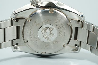 *NEAR MINT*  SEIKO  SCUBA 6R15-00G0 Automatic Blue Dial Round 45mm Mens Watch