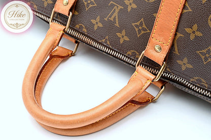 Louis Vuitton Keepall 55 Monogram Brown Boston Bag M41424 Authentic Condition AB