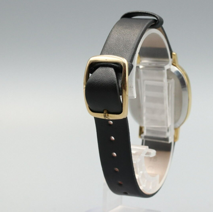 *Exc+5* Vintage OMEGA De Ville Cal.1330 Ref.191.0046 Quartz Gold Dial Mens Watch