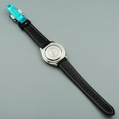 *Exc+5* Vintage 1973 SEIKO 5ACTUS 7019-8010 AT Black Dial Round 38mm Mens Watch