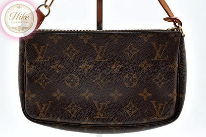 Louis Vuitton Pochette Accessoires Monogram Handbag M40712 Auth Condition A #64
