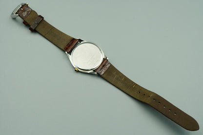 *NEAR MINT* SEIKO Dolce 8J41-0AJ0 Quartz White Dial Round 32mm Mens Watch