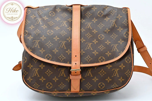 Louis Vuitton Saumur 43 Monogram Brown Shoulder Bag M42252 Auth Condition A #80