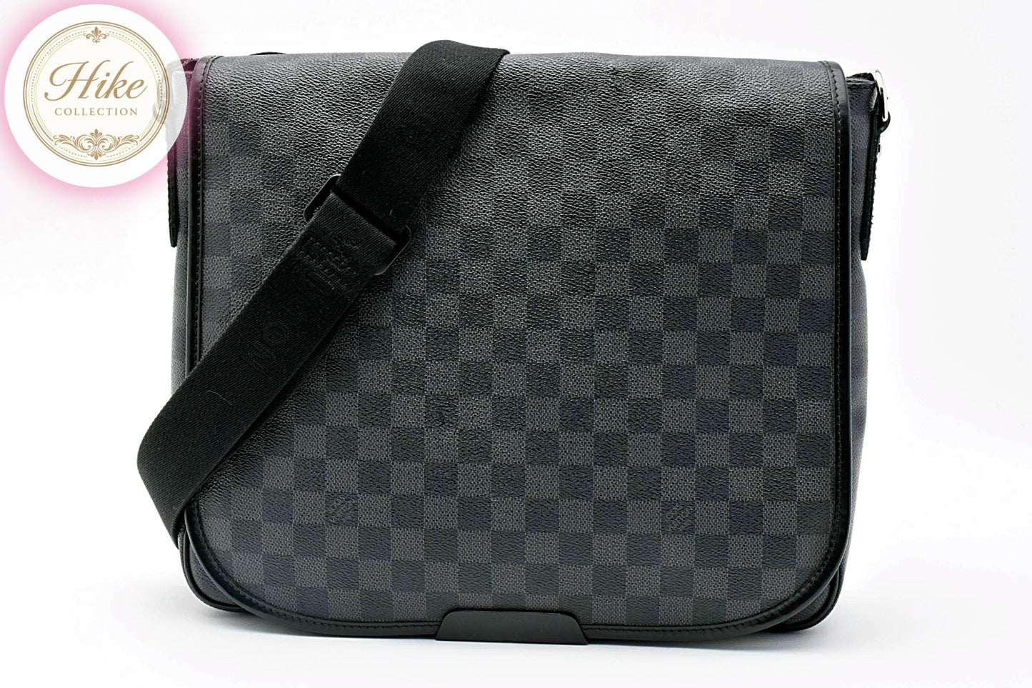 Louis Vuitton Damier Graphite Daniel MM Shoulder Bag N58029 Auth Condition *A*
