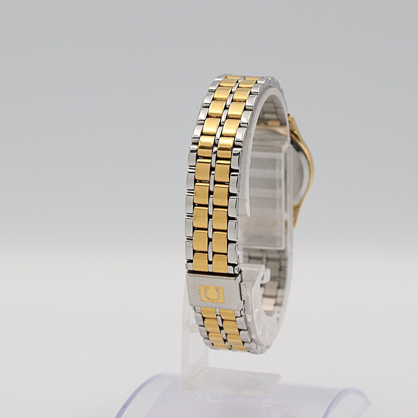*NEAR MINT* Vintage 1984 OMEGA Seamaster Qz Gold Round 23mm Women,Ladies Watch