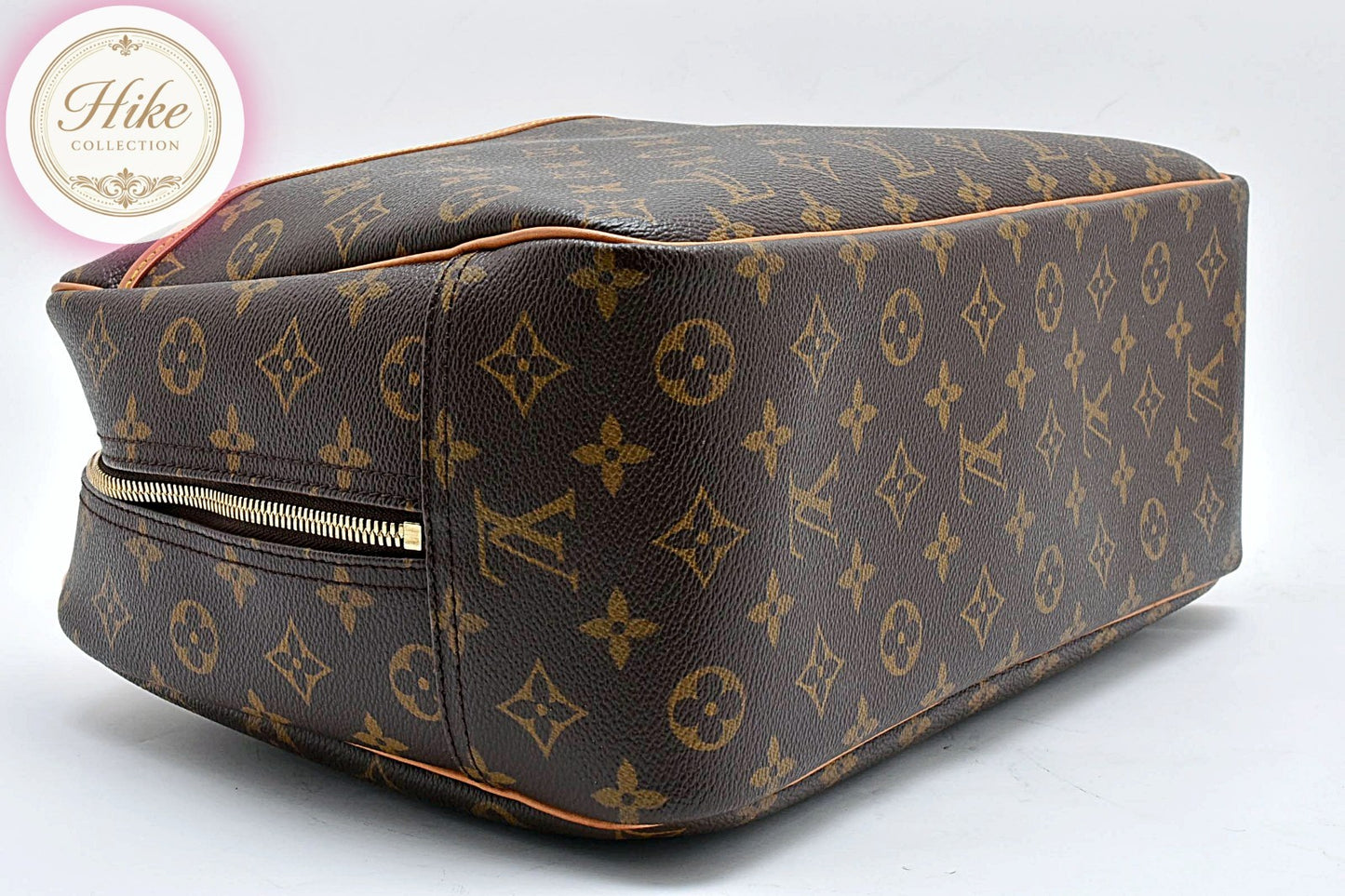 Louis Vuitton Deauville Monogram Brown Handbag M47270 Authentic Condition SA #38
