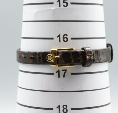*Exc+5* Vintage OMEGA Geneve Cal.1070 Hand Winding Gold Dial Square Women Watch