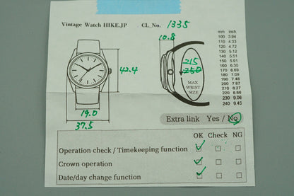 *Exc+5* Vintage 1982 SEIKO 5 7009-876A AT White Dial Round 38mm Mens Watch