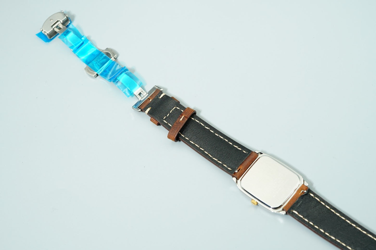 N MINT Vintage 1994 SEIKO SPIRIT 5E31-5B50 Qz White Rectangle 27mm Women Watch