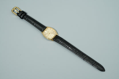 *N MINT* Vintage OMEGA De Ville Cal.1387 Quartz Gold Octagon 22mm Women Watch
