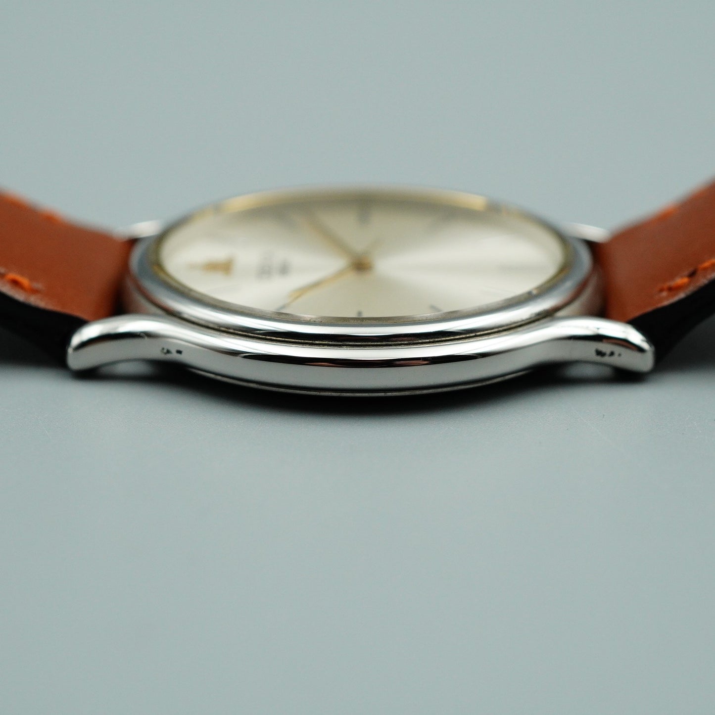 *MINT* Vintage SEIKO CREDOR 8J81-6A30 Quartz Silver Dial Round 32mm Mens Watch