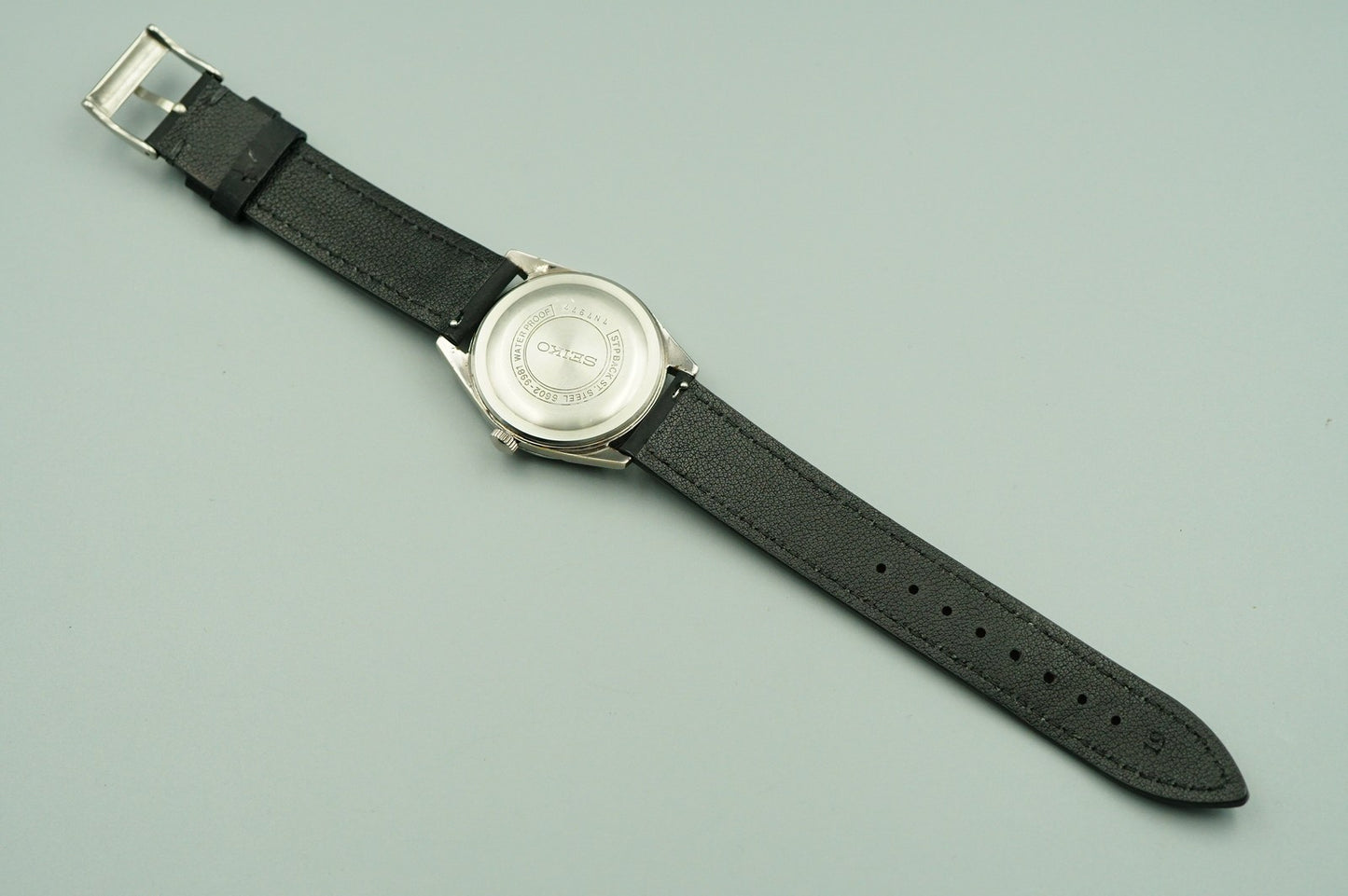 *MINT*Vintage 1977 SEIKO Sportsman 6602-9981 Hand Wind Silver 36mm Mens Watch