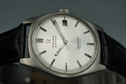 N MINT 1960s OMEGA Seamaster De Ville Cal.565 Automatic Silver 34mm Mens Watch