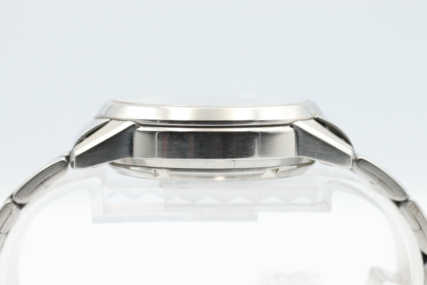 *NEAR MINT* SEIKO Diashock 6R15-00B0 Automatic White Dial Day Mens Watch JAPAN