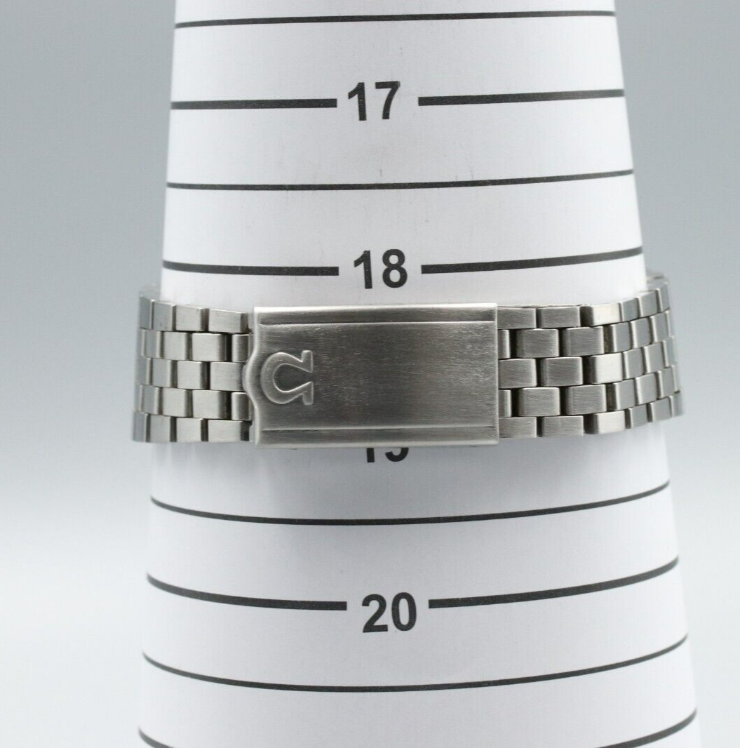 *NEAR MINT* Vintage OMEGA Seamaster Cal.1342 Quartz Silver Dial Round Mens Watch