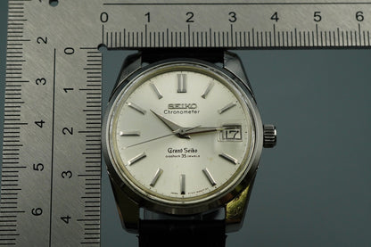 Exc+5 1960s SEIKO GRAND SEIKO 43999 Hand Winding Silver Round 36mm Mens Watch