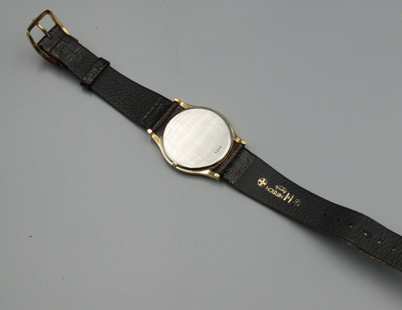 *Exc+4* Vintage OMEGA De Ville Cal.1365 Quartz Gold Dial Round Mens Watch