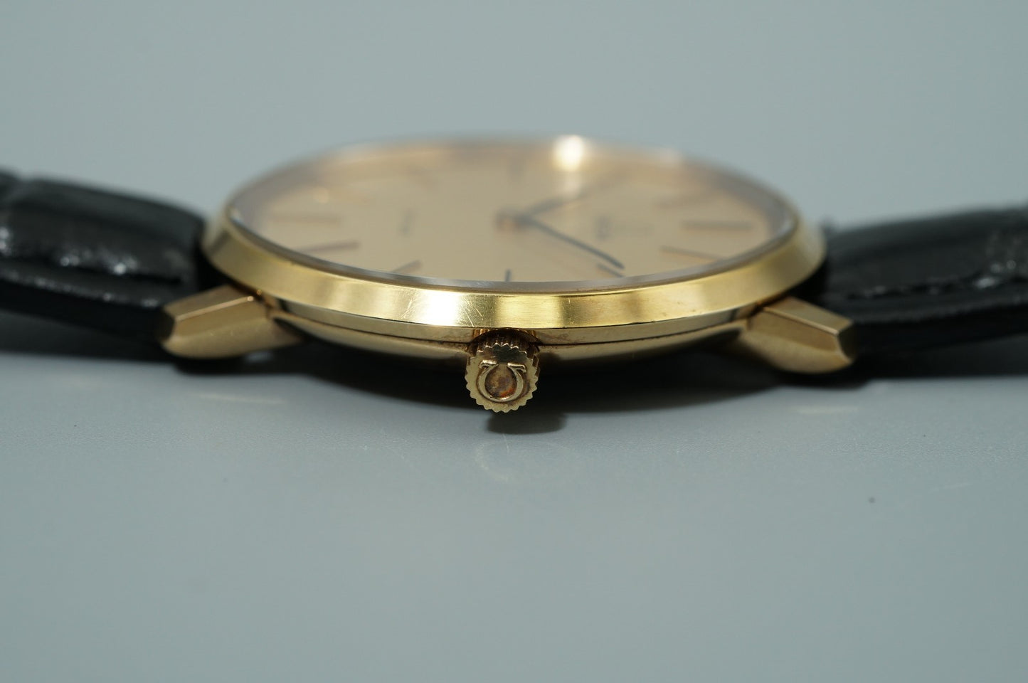 *MINT* Vintage 1974 OMEGA De Ville Cal.625 Hand Wind Gold Round 33mm Mens Watch