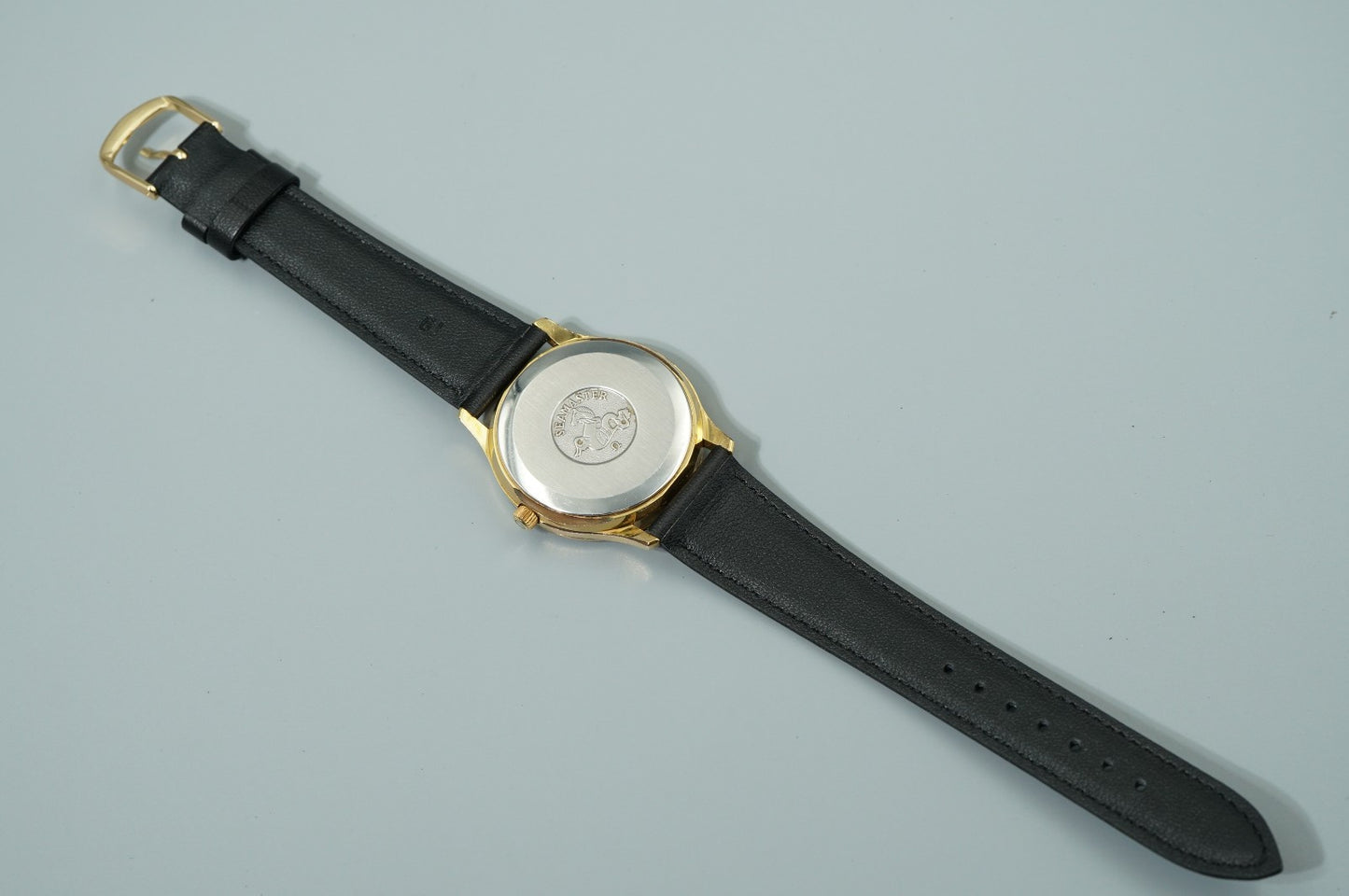 *Exc+5* Vintage 1977 OMEGA Seamaster Cal.1342 Qz Gold Dial Round 35mm Mens Watch