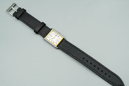 *NEAR MINT* Vintage SEIKO DOLCE 7321-6170 Quartz White Rectangle 24mm Mens Watch