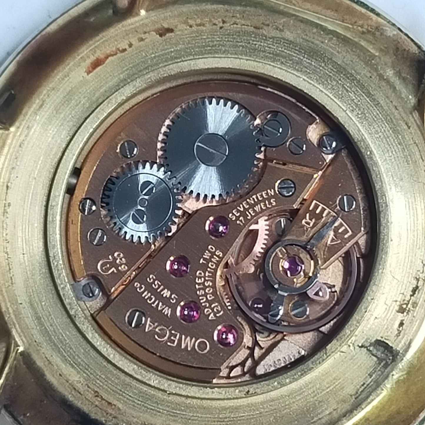 Exc+5 Vintage 1970s OMEGA De Ville Cal.620 Hand Wind Gold Round 33mm Mens Watch