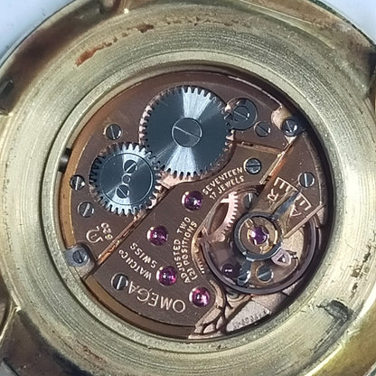 Exc+5 Vintage 1970s OMEGA De Ville Cal.620 Hand Wind Gold Round 33mm Mens Watch