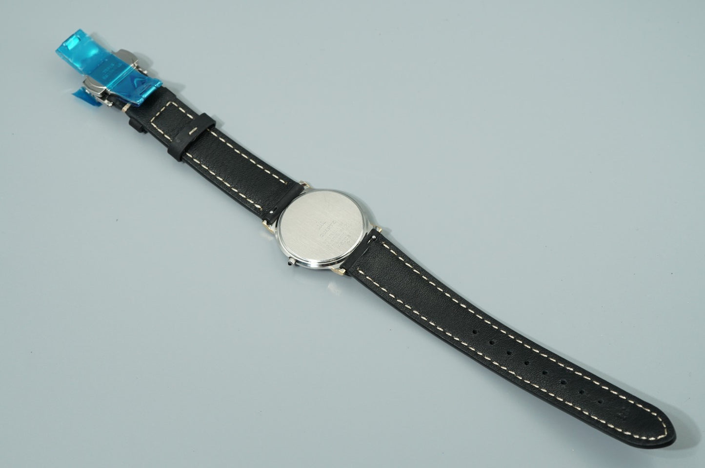 *NEAR MINT* Vintage 1990 SEIKO Credor 7779-6000 Qz Silver Round 31mm Mens Watch