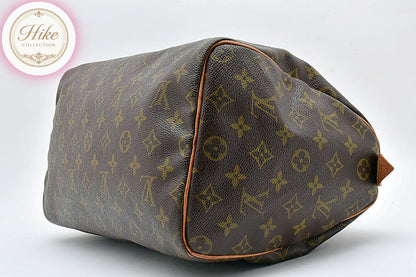 Louis Vuitton Speedy 30 Monogram Brown Handbag M41526 Authentic Condition *B*