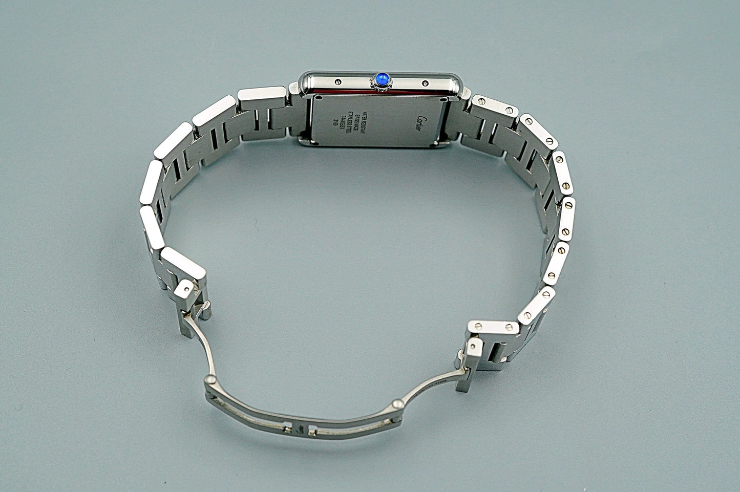 *Exc+5* Cartier Tank Solo W5200014 3169 Quartz Silver 27mm Mens Watch
