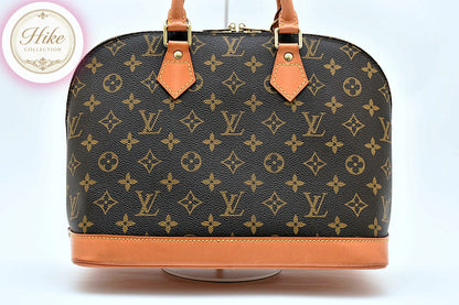 Louis Vuitton Alma PM Monogram Brown Handbag M53151 Authentic Condition *SA*