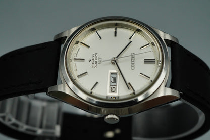 Exc+5 1970s SEIKO Lord Matic 5606-7070 Automatic Silver Round 37mm Mens Watch
