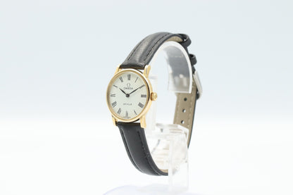 OH *Exc+5* Vintage OMEGA De Ville Cal.625 Hand Winding White Dial Women Watch