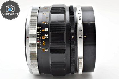 *OPT MINT Exc+5* Canon FL 58mm F1.2 Standard Manual Focus MF Lens From JAPAN