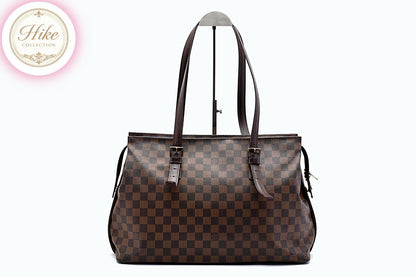 Louis Vuitton Damier Ebene Chelsea Shoulder Bag N51119 Auth Condition *AB*