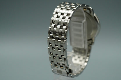 *MINT* OMEGA De Ville 424.10.27.60.01.001 Qz Black Round 34mm Mens Watch