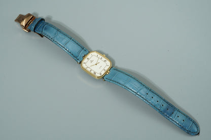 *Exc+5* Vintage 1983 OMEGA De Ville Cal.1417 Quartz White Dial 27mm Mens Watch
