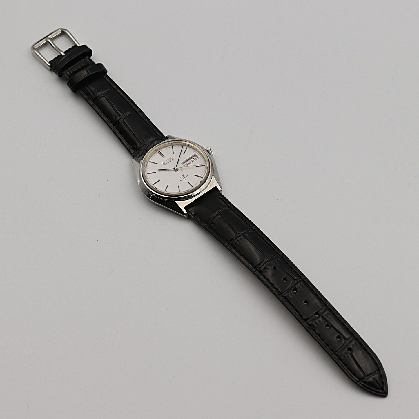 *Exc+4* Vintage 1975 SEIKO GRAND GS 5646-7010 Automatic White 36mm Mens Watch