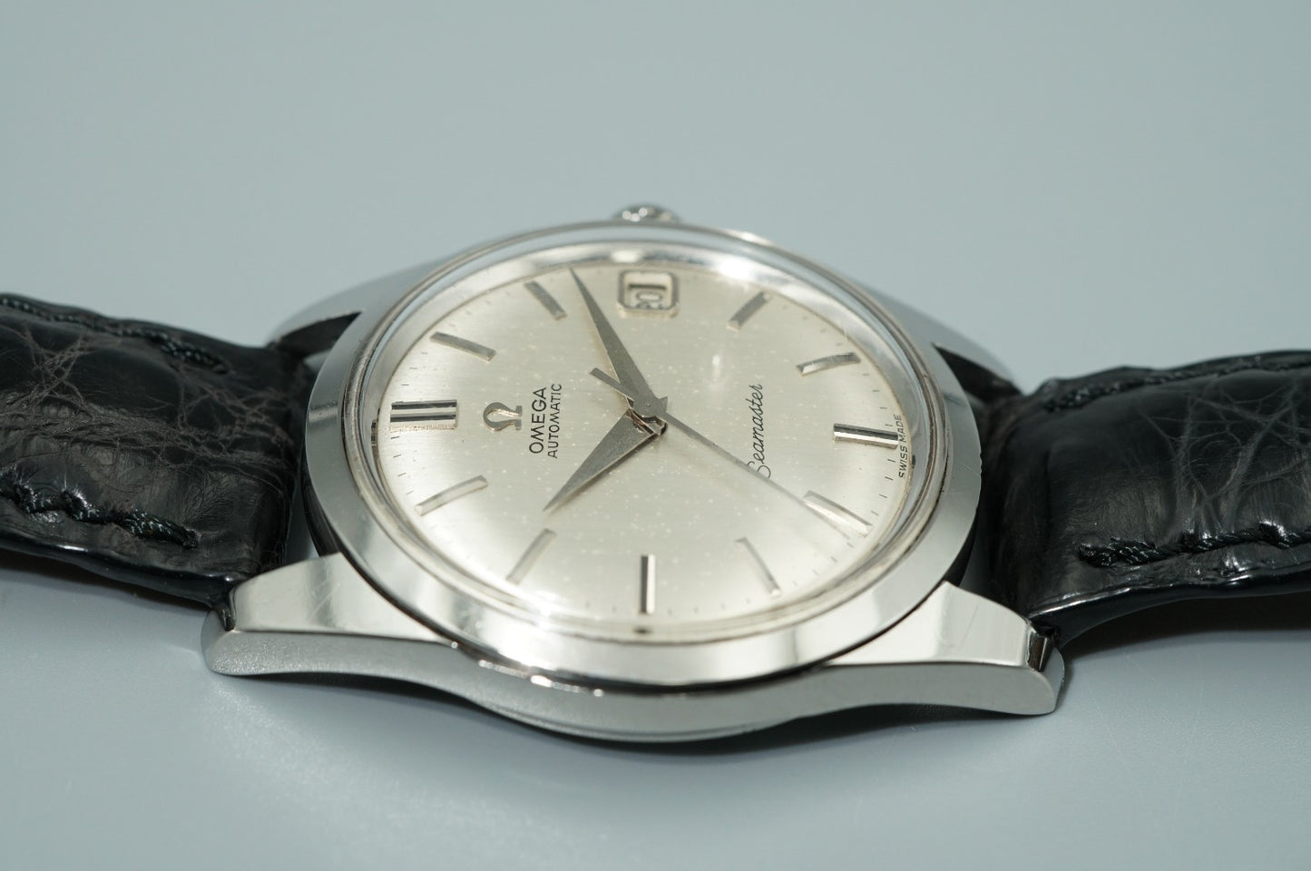 *Exc+5* Vintage 1963 OMEGA Seamaster Cal.562 Automatic Silver 34mm Mens Watch