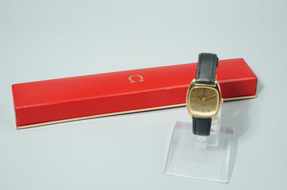 *N MINT* Vintage 1977 OMEGA De Ville Cal.625 Hand Wind Gold 25mm Women Watch