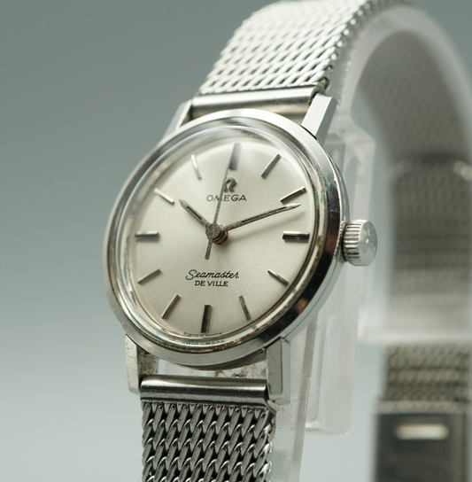 *Working for Parts* Vintage OMEGA Seamaster De Ville Hand Wind 22mm Women Watch