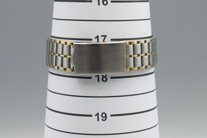 New Batt*Exc+5* Vintage SEIKO Dolce 8N41-7030 Quartz White Dial Round Mens Watch
