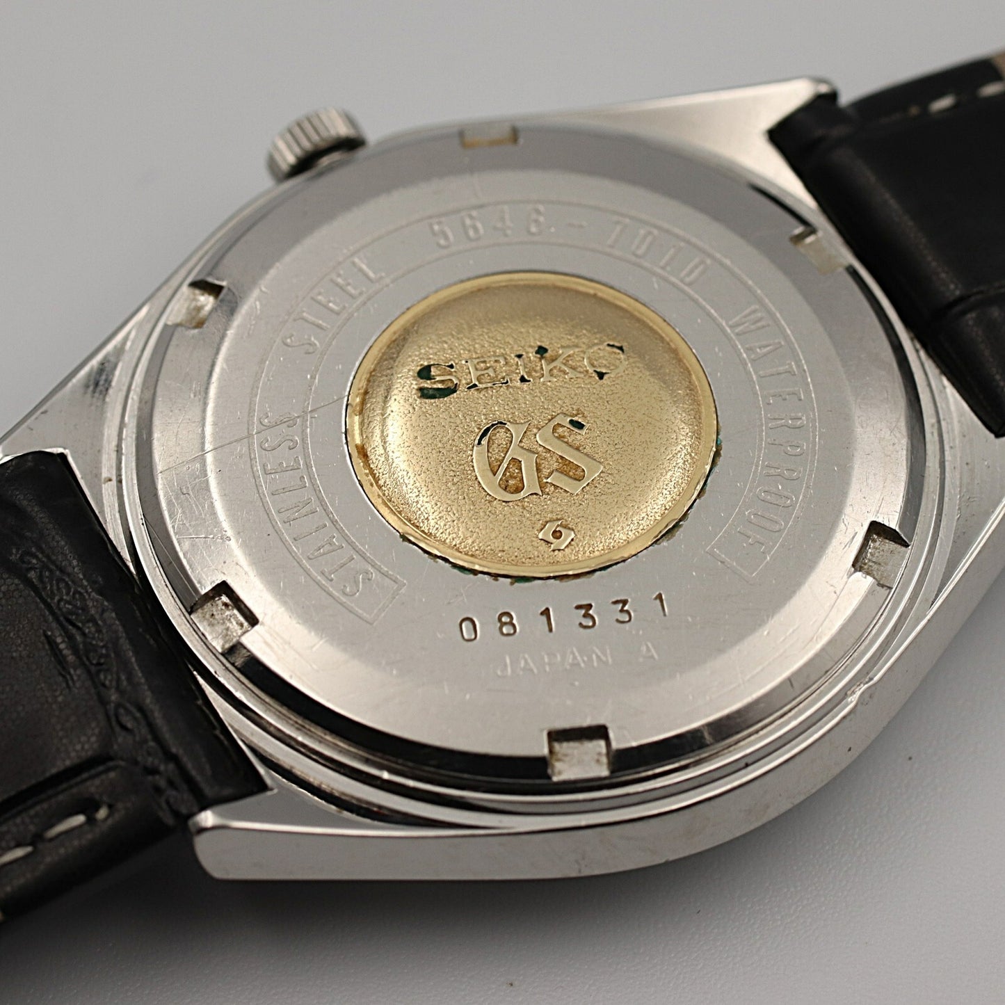 *Exc+4* Vintage 1975 SEIKO GRAND GS 5646-7010 Automatic White 36mm Mens Watch