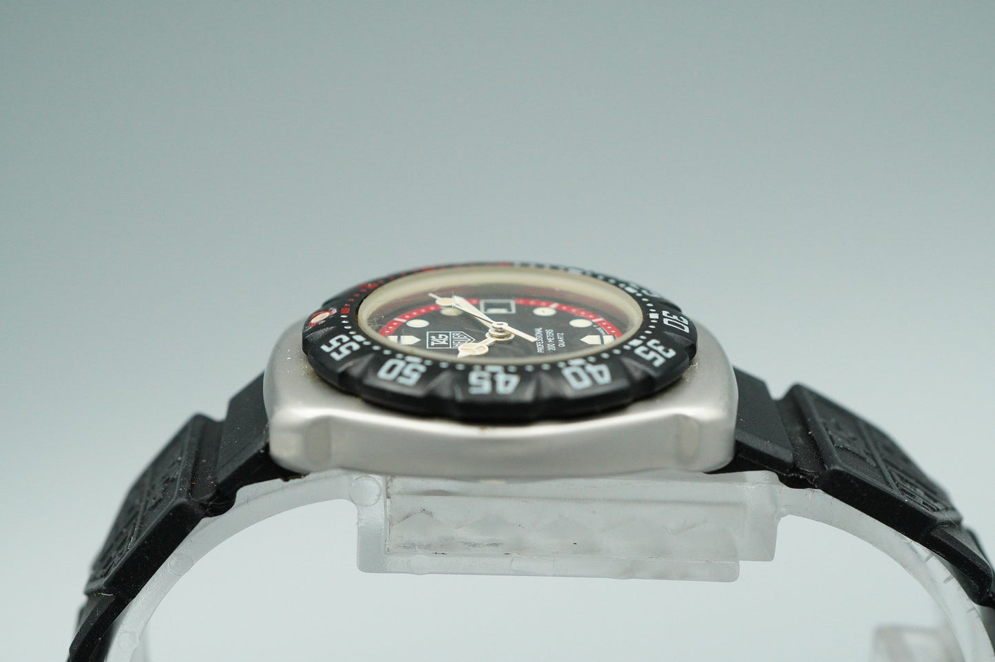 *Exc+5* Vintage 1990s TAG Heuer Formula 1 374.508 Quartz Black 28mm Women Watch