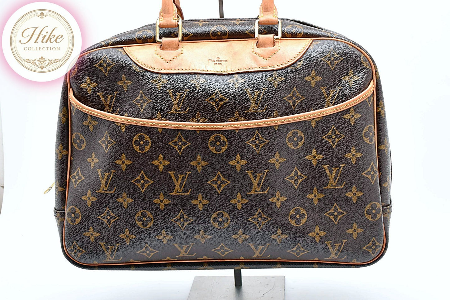 Louis Vuitton Deauville Monogram Brown Handbag M47270 Authentic Condition SA #39