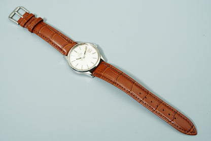 *N MINT* Vintage 1970s OMEGA Seamaster Cal.1342 Qz Silver 35mm Mens Watch